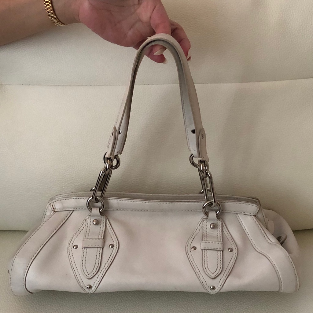 On Hold Cole Haan , Off White Leather Handbag